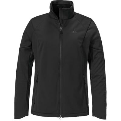 Schöffel Damen Softshell Jk Style Fracon WMS, wind- und wasserabweisende Herbstjacke mit warmer Innenseite, leichte Wanderjacke mit 2-Wege-Stretch, black, 38 Schöffel Damen Softshell Jk Style Fracon WMS, wind- und wasserabweisende Herbstjacke mit warmer Innenseite, leichte Wanderjacke mit 2-Wege-Stretch, black, 38
