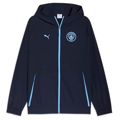 Puma Manchester City FC Herren tech Trainingsjacke 25/26, Blau (Deep Navy x Team Light Blue), XXL Puma Manchester City FC Herren tech Trainingsjacke 25/26, Blau (Deep Navy x Team Light Blue), XXL