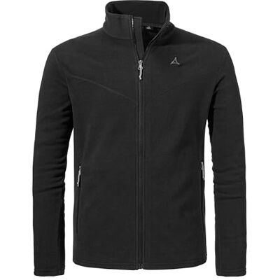 Schöffel Herren, Fleece Jk Style Qutang MNS, warme Outdoor Fleecejacke mit 2-Wege-Stretch aus recyceltem Material, leicht und schnell trocknend, black, 56 Schöffel Herren, Fleece Jk Style Qutang MNS, warme Outdoor Fleecejacke mit 2-Wege-Stretch aus recyceltem Material, leicht und schnell trocknend, black, 56