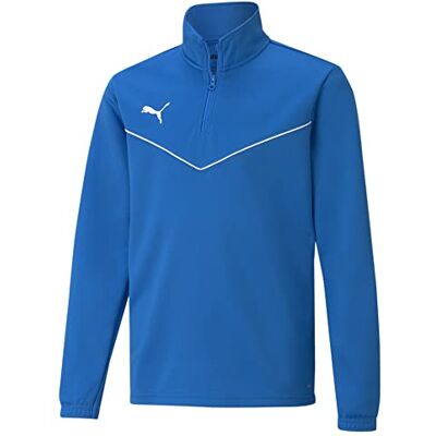 Puma Jungen Teamrise 1/4 Zip Top Jr Sweatshirt, Electric Blue Lemonade, 164 EU Puma Jungen Teamrise 1/4 Zip Top Jr Sweatshirt, Electric Blue Lemonade, 164 EU
