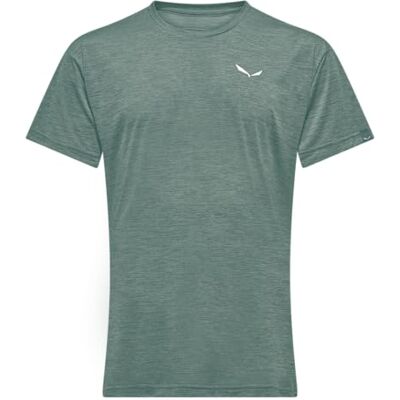 Salewa PUEZ Melange Dry M S/S Tee, M, Willow Melange Salewa PUEZ Melange Dry M S/S Tee, M, Willow Melange