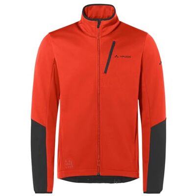 VAUDE Herren Matera Softshell Jacket II, wärmend, 100% winddicht, wasserabweisend und atmungsaktiv, optimale Bewegungsfreiheit, Passform: Slim fit, glowing red, L VAUDE Herren Matera Softshell Jacket II, wärmend, 100% winddicht, wasserabweisend und atmungsaktiv, optimale Bewegungsfreiheit, Passform: Slim fit, glowing red, L