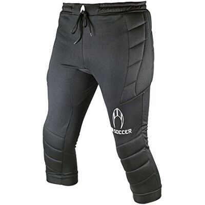 HO Soccer Torwart 3/4 Hose Logo, Unisex Erwachsene S Schwarz HO Soccer Torwart 3/4 Hose Logo, Unisex Erwachsene S Schwarz