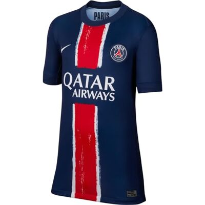 NIKE Jungen PSG Nk Df JSY Stad Hm T-Shirt, Midnight Navy/Midnight Navy/Wh, XS EU NIKE Jungen PSG Nk Df JSY Stad Hm T-Shirt, Midnight Navy/Midnight Navy/Wh, XS EU