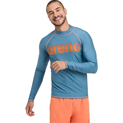 ARENA Herren UV-Schutz Rash Graphic Langarm Shirt ARENA Herren UV-Schutz Rash Graphic Langarm Shirt