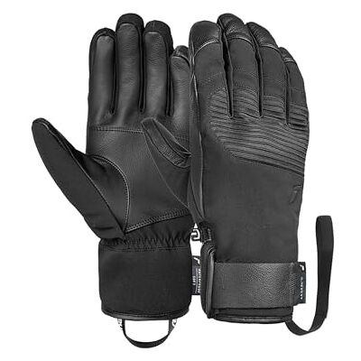 Reusch Andreas R-TEX XT Skihandschuhe Unisex – wasserdicht, Winddicht, atmungsaktiv, R-LOFT Isolation, Ziegenleder, Softshell, Knöchelschutz, verstärkte Finger, Grip-Silikon, für Damen & Herren Reusch Andreas R-TEX XT Skihandschuhe Unisex – wasserdicht, Winddicht, atmungsaktiv, R-LOFT Isolation, Ziegenleder, Softshell, Knöchelschutz, verstärkte Finger, Grip-Silikon, für Damen & Herren