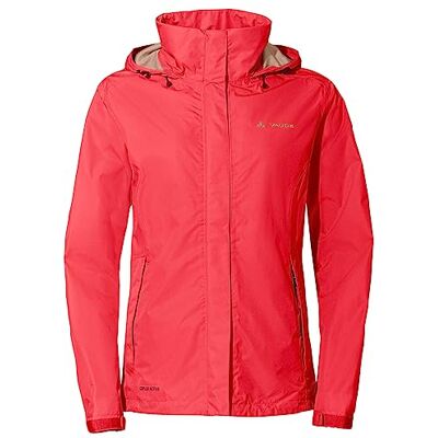 VAUDE Escape Light Regenjacke Damen – wasserdicht, atmungsaktiv und winddicht mit 2-Lagen-Membran, verstaubare Kapuze, 420g leicht, flame, VAUDE Escape Light Regenjacke Damen – wasserdicht, atmungsaktiv und winddicht mit 2-Lagen-Membran, verstaubare Kapuze, 420g leicht, flame,