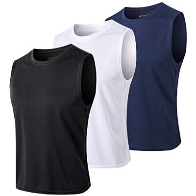 MEETYOO Tank Top Herren, Achselshirts Sport Ärmelloses Shirt Unterhemd Fitness Sleeveless Tshirt für Running Jogging Gym MEETYOO Tank Top Herren, Achselshirts Sport Ärmelloses Shirt Unterhemd Fitness Sleeveless Tshirt für Running Jogging Gym
