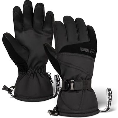 Tough Outdoors Handschuhe Winter Damen Herren Strapazierfähige warme Handschuhe für Ski Fahrrad Snowboarden – wasserdichte Fahrradhandschuhe Thermohandschuhe Ski Handschuh Tough Outdoors Handschuhe Winter Damen Herren Strapazierfähige warme Handschuhe für Ski Fahrrad Snowboarden – wasserdichte Fahrradhandschuhe Thermohandschuhe Ski Handschuh