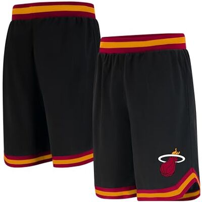 Ultra Game Active Knit Trainingsshorts NBA Herren Woven Team Logo Poly Mesh Basketball Shorts, Schwarz, Medium Ultra Game Active Knit Trainingsshorts NBA Herren Woven Team Logo Poly Mesh Basketball Shorts, Schwarz, Medium