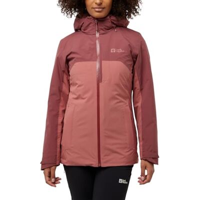 Jack Wolfskin Damen Hunberg 3in1 Jkt W, Mineral Red, S EU Jack Wolfskin Damen Hunberg 3in1 Jkt W, Mineral Red, S EU