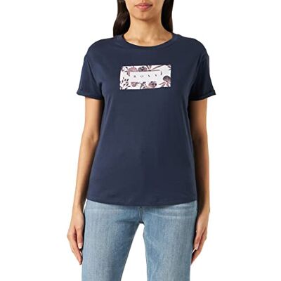 Roxy Sparkle Evening Flowers Kurzarmshirt für Damen Blau Roxy Sparkle Evening Flowers Kurzarmshirt für Damen Blau