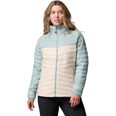 Columbia Damen Powder Pass™ Jacket Pufferjacke, Dark Stone, Crushed Blue, XS EU Columbia Damen Powder Pass™ Jacket Pufferjacke, Dark Stone, Crushed Blue, XS EU