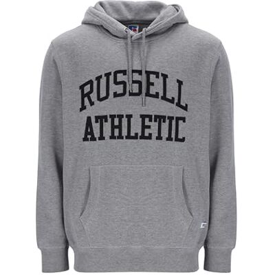 Russell Athletic Herren Iconic-Pull Over Hoody Tunika Zum Stillen, Collegiate Grey Marl, L EU Russell Athletic Herren Iconic-Pull Over Hoody Tunika Zum Stillen, Collegiate Grey Marl, L EU