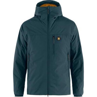 Fjällräven Herren Bergtagen 60 Insulation Jacke, Mountain Blue/Mustard Yellow, L Fjällräven Herren Bergtagen 60 Insulation Jacke, Mountain Blue/Mustard Yellow, L