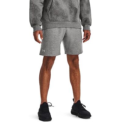 Under Armour Herren Rival Fleece Shorts, kurze Sporthose aus weichem Fleece, leichte Shorts mit offenen Seitentaschen und Druckknopftasche hinten Under Armour Herren Rival Fleece Shorts, kurze Sporthose aus weichem Fleece, leichte Shorts mit offenen Seitentaschen und Druckknopftasche hinten