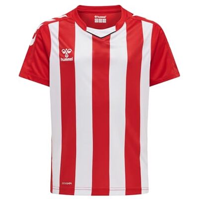 hummel hmlCORE XK Striped Jersey S/S Kids, True RED/White, 116 hummel hmlCORE XK Striped Jersey S/S Kids, True RED/White, 116