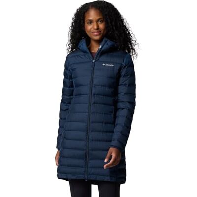Columbia Lange Daunenjacke mit Kapuze für Damen, Lake 22 II Columbia Lange Daunenjacke mit Kapuze für Damen, Lake 22 II