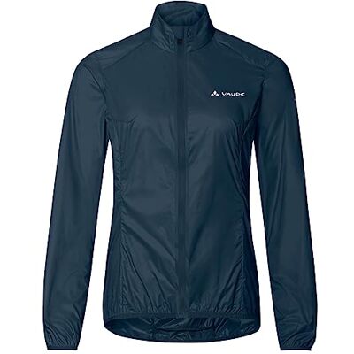 VAUDE Damen Matera Air Jacket, Leichte Windjacke, winddicht, atmungsaktiv & wasserabweisend, kleines Packmaß, Passform: Slim fit, dark sea, 36 VAUDE Damen Matera Air Jacket, Leichte Windjacke, winddicht, atmungsaktiv & wasserabweisend, kleines Packmaß, Passform: Slim fit, dark sea, 36