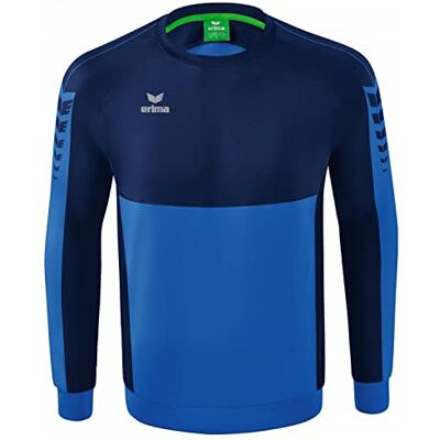 Erima Unisex Erwachsene Casual Six Wings Sweatshirt (1072202), New royal/New Navy, L Erima Unisex Erwachsene Casual Six Wings Sweatshirt (1072202), New royal/New Navy, L