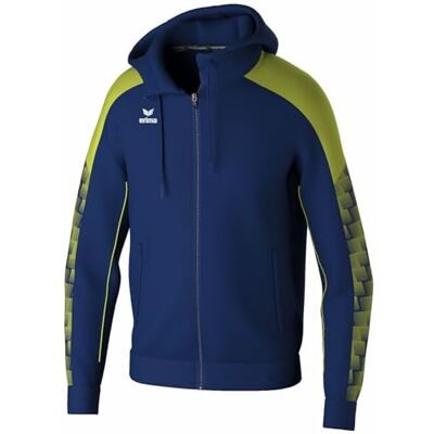 Erima Herren EVO Star Trainingsjacke mit Kapuze (1032409), New Navy/Lime, XL Erima Herren EVO Star Trainingsjacke mit Kapuze (1032409), New Navy/Lime, XL
