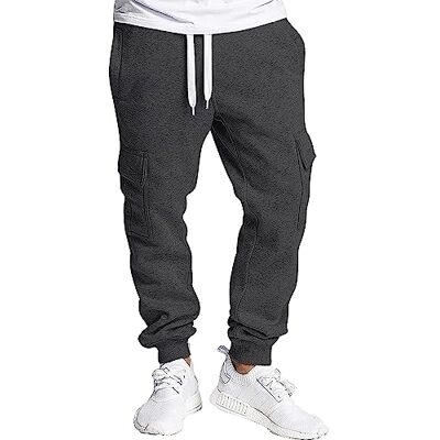Southpole Herren Active Basic Jogger Fleece Pants Jogginghose, Heather Charcoal, XL EU Southpole Herren Active Basic Jogger Fleece Pants Jogginghose, Heather Charcoal, XL EU
