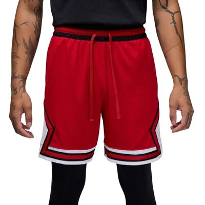 NIKE Jordan Sport Dri-Fit Diamond Mesh-Shorts Für Herren, Gymredwhite (Schwarz), HF9910-687, L NIKE Jordan Sport Dri-Fit Diamond Mesh-Shorts Für Herren, Gymredwhite (Schwarz), HF9910-687, L