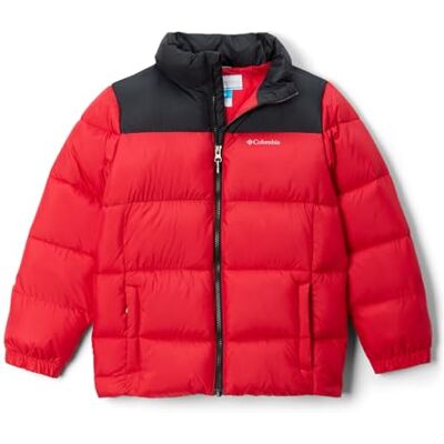 Columbia Jungen Puffect 2 Jacket Pufferjacke, Bergrot, Schwarz, 140 EU Columbia Jungen Puffect 2 Jacket Pufferjacke, Bergrot, Schwarz, 140 EU