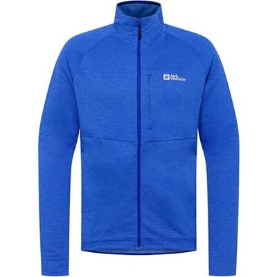 Jack Wolfskin Herren Taiga Fz M Fleece-Jacke, Vibrant Blue, M EU Jack Wolfskin Herren Taiga Fz M Fleece-Jacke, Vibrant Blue, M EU