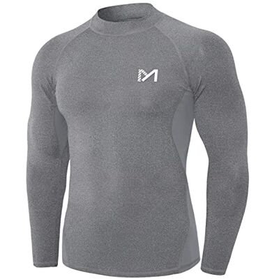 MEETYOO Kompressionsshirt Herren, Funktionsshirt Langarm Fitnessshirt Männer Atmungsaktiv Sportshirt Laufshirt für Laufen Sport Turnhalle MEETYOO Kompressionsshirt Herren, Funktionsshirt Langarm Fitnessshirt Männer Atmungsaktiv Sportshirt Laufshirt für Laufen Sport Turnhalle