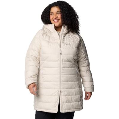 Columbia Powder Lite II Mid Jacke, Reflektierendes Futter, Wasserabweisender Stoff, Sichere Innentasche, Reißverschlusstaschen für die Hände, 2-Wege-Reißverschluss vorne Damen Columbia Powder Lite II Mid Jacke, Reflektierendes Futter, Wasserabweisender Stoff, Sichere Innentasche, Reißverschlusstaschen für die Hände, 2-Wege-Reißverschluss vorne Damen