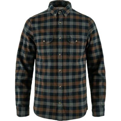 Fjällräven Herren Skog Hemd, Dark Navy/Dark Oak, XXL Fjällräven Herren Skog Hemd, Dark Navy/Dark Oak, XXL
