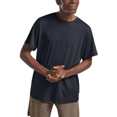 Jack Wolfskin Herren Travel M T-Shirt, Dark Navy Heather, M EU Jack Wolfskin Herren Travel M T-Shirt, Dark Navy Heather, M EU