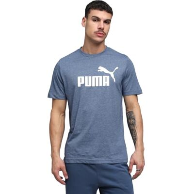 Puma Unisex No. 1 Logo Heather (S) Tees, Dunkles Indigoblau, M EU Puma Unisex No. 1 Logo Heather (S) Tees, Dunkles Indigoblau, M EU