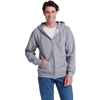 Russell Athletic Herren Dri-Power Fleece Hoodies, Feuchtigkeitstransport, Baumwollmischung, Relaxed Fit, Größen S-4X Russell Athletic Herren Dri-Power Fleece Hoodies, Feuchtigkeitstransport, Baumwollmischung, Relaxed Fit, Größen S-4X