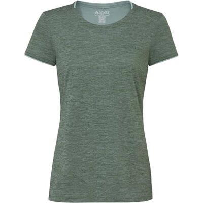VAUDE Essential T-Shirt für Damen – Schnelltrocknendes & pflegeleichtes Sport Shirt, Atmungsaktives Outdoor T-Shirt mit Rundhals Agave, 36 VAUDE Essential T-Shirt für Damen – Schnelltrocknendes & pflegeleichtes Sport Shirt, Atmungsaktives Outdoor T-Shirt mit Rundhals Agave, 36