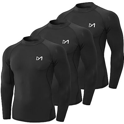 MEETYOO Kompressionsshirt Herren, Funktionsshirt Langarm Fitnessshirt Männer Atmungsaktiv Sportshirt Laufshirt für Laufen Sport Turnhalle MEETYOO Kompressionsshirt Herren, Funktionsshirt Langarm Fitnessshirt Männer Atmungsaktiv Sportshirt Laufshirt für Laufen Sport Turnhalle