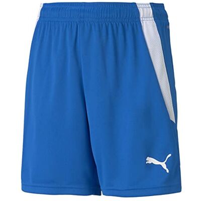 Puma Unisex Kinder Teamliga Jr Shorts, Electric Blue Lemonade- White, 116 EU Puma Unisex Kinder Teamliga Jr Shorts, Electric Blue Lemonade- White, 116 EU