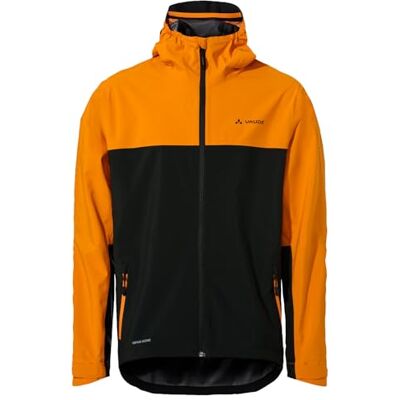 VAUDE Moab Regenjacke Herren – Wasserdicht, Winddicht & Atmungsaktiv, Fahrrad Regenjacke mit 2,5-Lagen Membran, Fahrradjacke mit Unterarmventilation, kurkuma,L VAUDE Moab Regenjacke Herren – Wasserdicht, Winddicht & Atmungsaktiv, Fahrrad Regenjacke mit 2,5-Lagen Membran, Fahrradjacke mit Unterarmventilation, kurkuma,L
