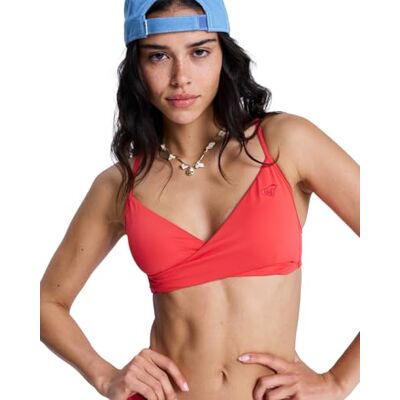 Roxy SD-Essentials Wickel-BH für Damen, zweiteilig, Rot Roxy SD-Essentials Wickel-BH für Damen, zweiteilig, Rot