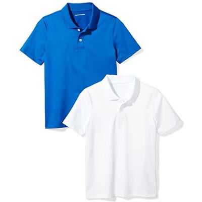 Amazon Essentials Jungen Kurzärmlige Active Performance Poloshirts Amazon Essentials Jungen Kurzärmlige Active Performance Poloshirts