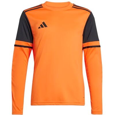 Adidas Unisex Kinder Squadra25 Goalkeeper Jersey Long Sleeve Kids Shirt, Semi Impact Orange/Black, 5-6 Years Adidas Unisex Kinder Squadra25 Goalkeeper Jersey Long Sleeve Kids Shirt, Semi Impact Orange/Black, 5-6 Years