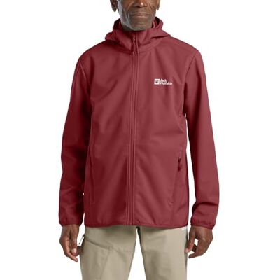 Jack Wolfskin Herren Bornberg Hoody M Softshelljacke, Deep Ruby, M EU Jack Wolfskin Herren Bornberg Hoody M Softshelljacke, Deep Ruby, M EU