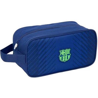 safta F.C. Barcelona Navy Blue Mittelgroßer Schuhschrank, Mehrzweck, für Sport, Überschule, Fußball, bequem und vielseitig, 29 x 14 x 15 cm, Marineblau, M, Lässig safta F.C. Barcelona Navy Blue Mittelgroßer Schuhschrank, Mehrzweck, für Sport, Überschule, Fußball, bequem und vielseitig, 29 x 14 x 15 cm, Marineblau, M, Lässig