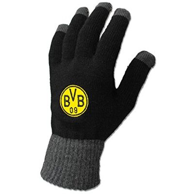 Dortmund Borussia BVB Smartphone-Handschuhe, Schwarz, L Dortmund Borussia BVB Smartphone-Handschuhe, Schwarz, L