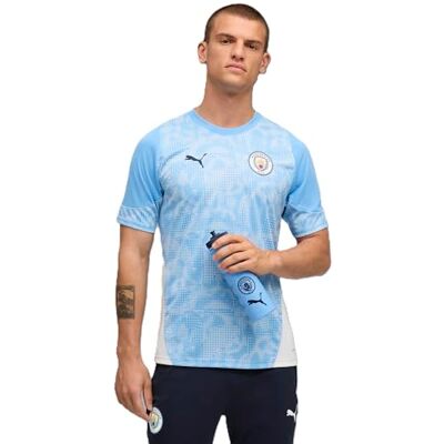 Puma Herren MCFC Training Jerseys, Team Light Blue White, M EU Puma Herren MCFC Training Jerseys, Team Light Blue White, M EU