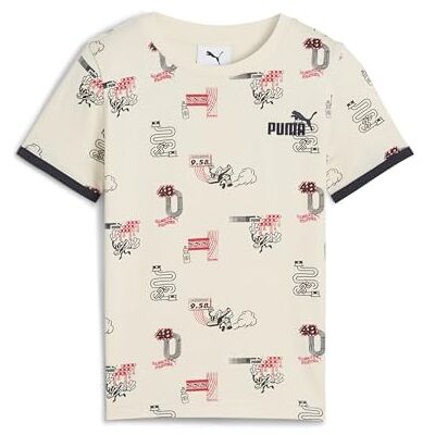 Puma Unisex Kinder Little Runners AOP Tee Ps Shirt (1 Stück) Puma Unisex Kinder Little Runners AOP Tee Ps Shirt (1 Stück)