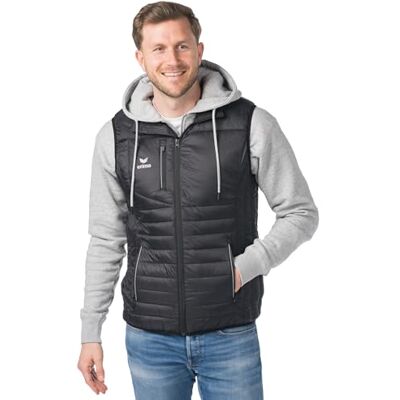 Erima Herren CMPT Stepp Weste (2062414) schwarz, XXL Erima Herren CMPT Stepp Weste (2062414) schwarz, XXL