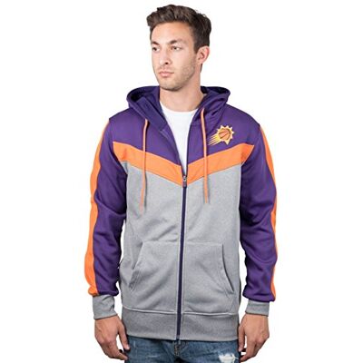 Ultra Game NBA Herren Kontrast Back Cut Full Zip Hoodie Sweatshirt Ultra Game NBA Herren Kontrast Back Cut Full Zip Hoodie Sweatshirt
