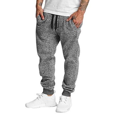 Southpole Herren Basic Fleece Marled Jogger Pant Jogginghose, Grau (Marmoriert), L EU Southpole Herren Basic Fleece Marled Jogger Pant Jogginghose, Grau (Marmoriert), L EU